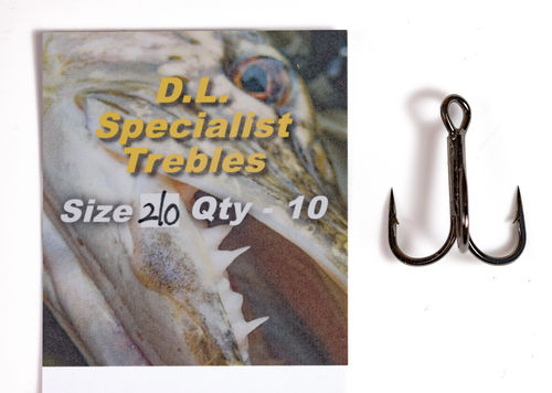 DLST Treble Hooks size 2/0